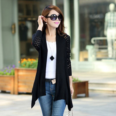 Hanakimi/花君 秋时代 韩版镂空中长<em>披肩</em>不规则