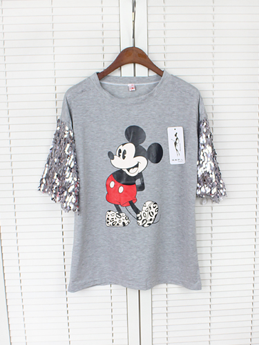 【东方面孔】2014夏季精品<em>女装</em>新款卡通图案