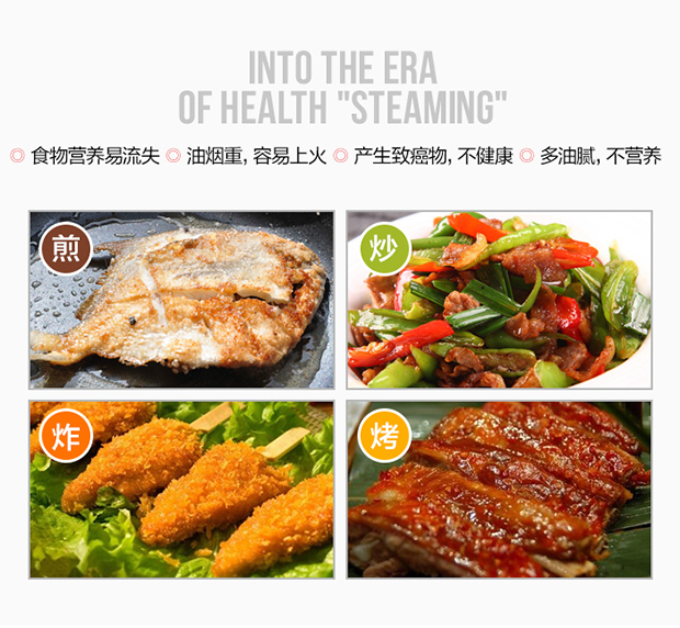 摩飞电器(MORPHY RICHARDS)多功能电蒸锅