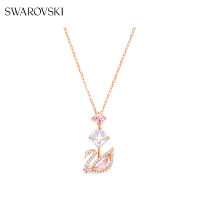 SWAROVSKI施华洛世奇DAZZLING SWAN粉色天鹅Y型项链5473024