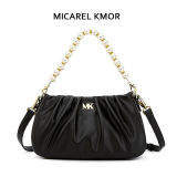 MICAREL KMOR 时尚珍珠云朵牛皮斜挎腋下包MK