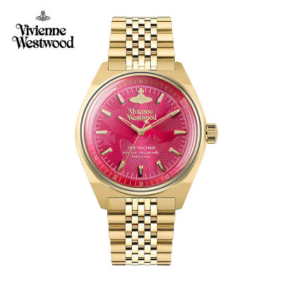 【Vivienne Westwood薇薇安·威斯特伍德】西太后火龙果红金色钢带石英手表 39mm