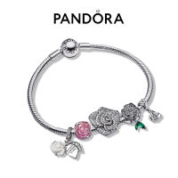 【Pandora潘多拉】盛放玫瑰情人节告白手链套装