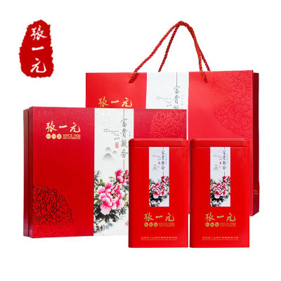 张一元『富贵凝香』浓香茉莉花茶礼盒装430g（配手提袋）