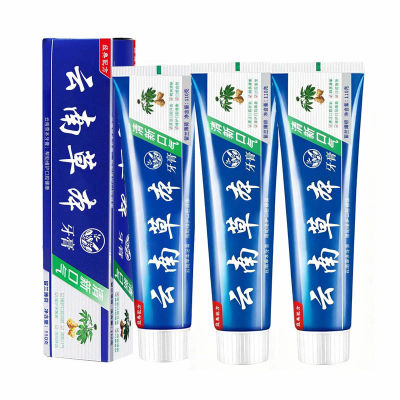 云南草本/中草药牙膏180g*3盒